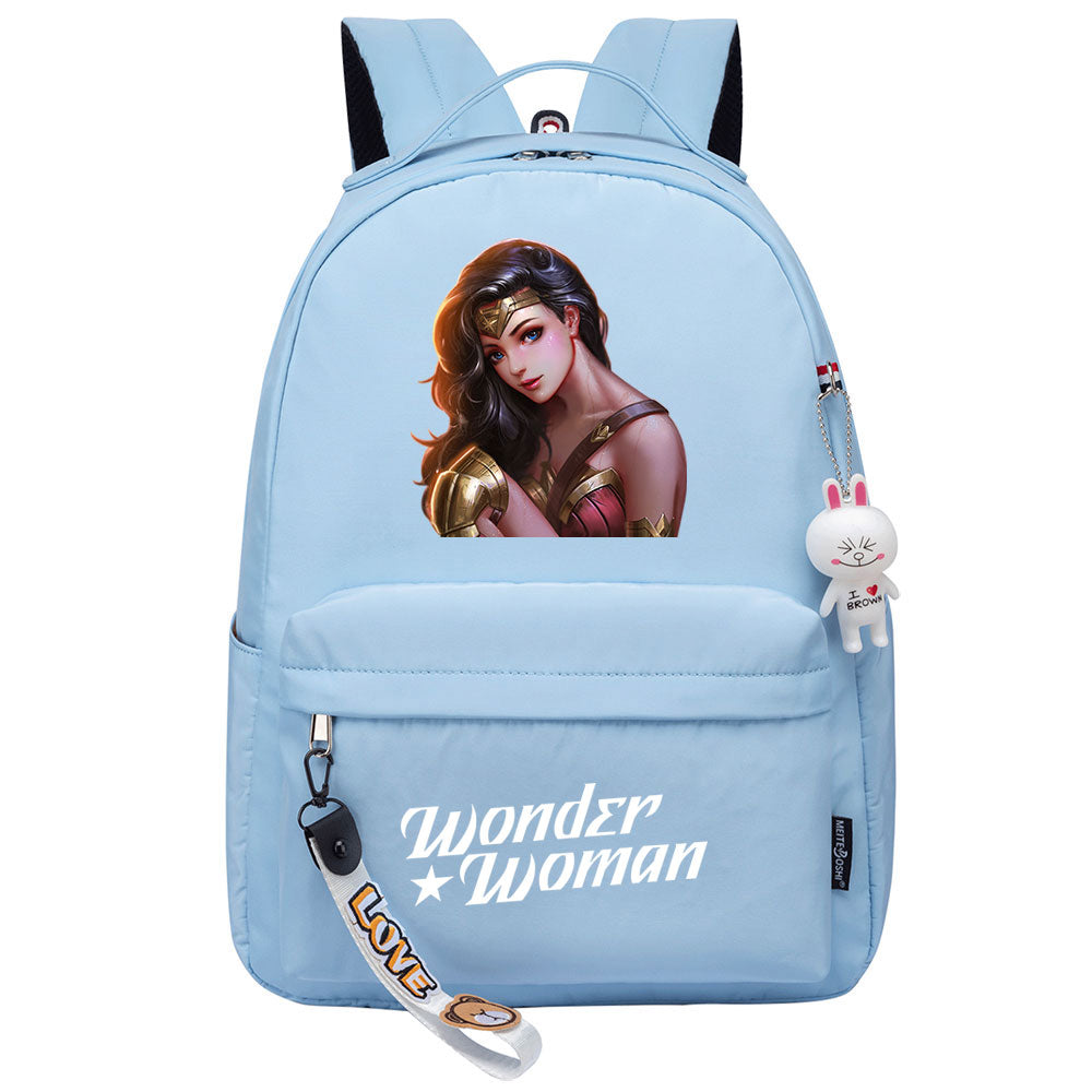 Wonder Woman Diana Prince Cosplay Backpack School Bag Water Proof