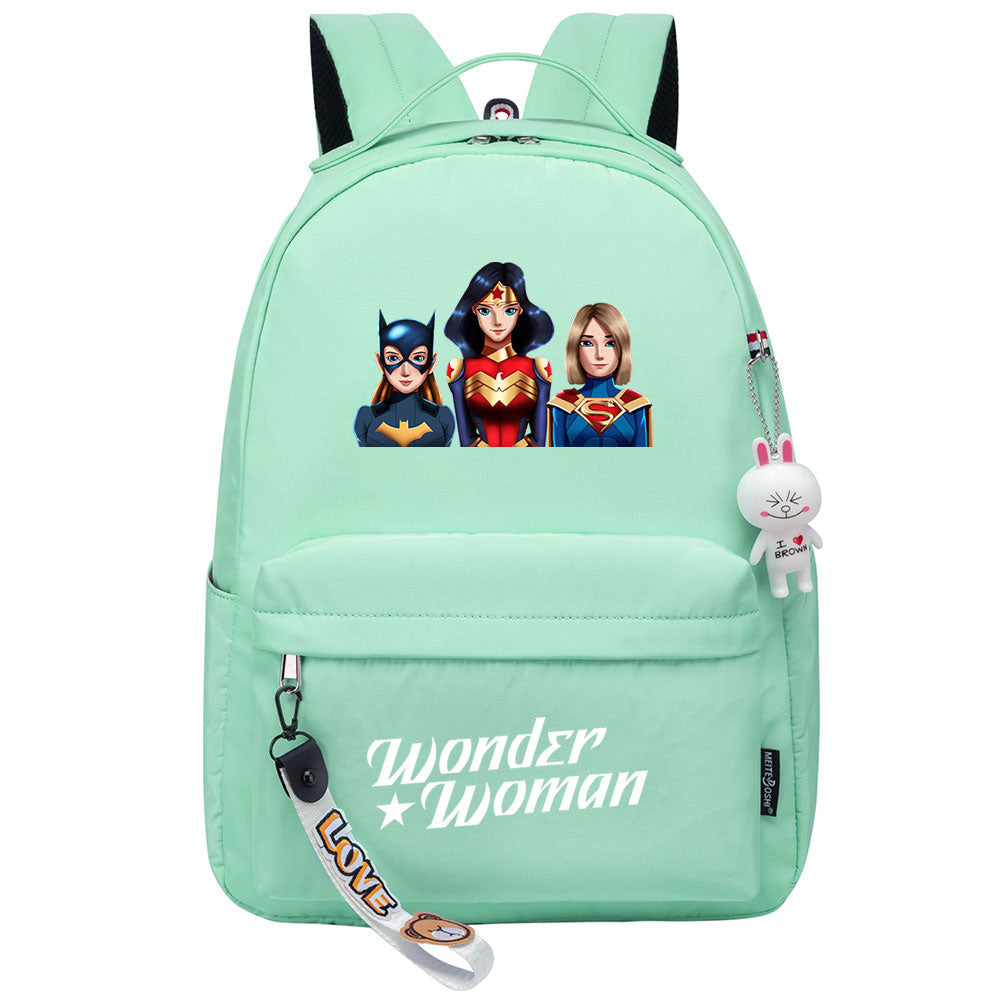 Wonder Woman Diana Prince Cosplay Backpack School Bag Water Proof