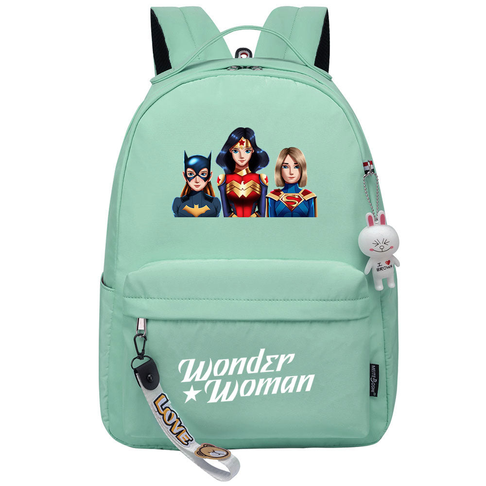 Wonder Woman Diana Prince Cosplay Backpack School Bag Water Proof