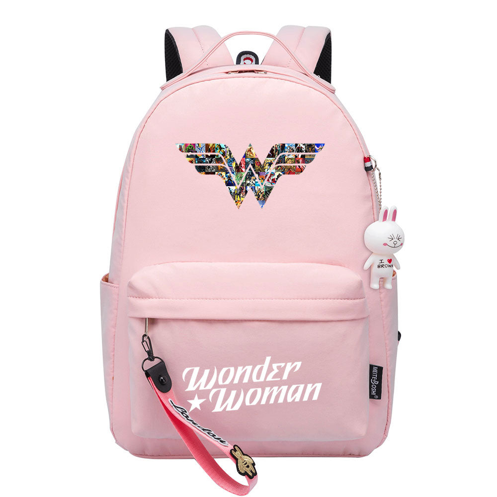 Wonder Woman Diana Prince Cosplay Backpack School Bag Water Proof