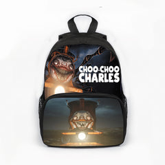 Choo Choo Charles Full Printed Backpack School Bag for Kids 13inches