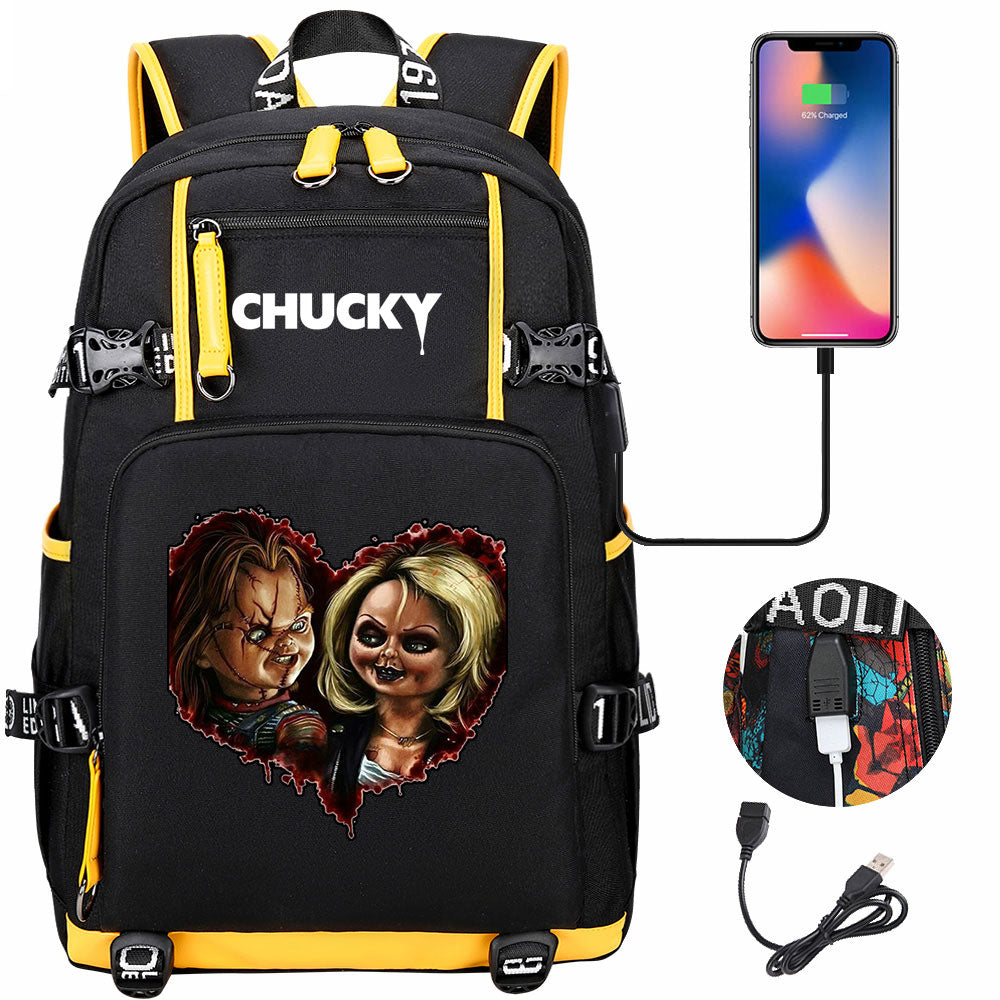 Child's Play USB Charging Backpack School NoteBook Laptop Travel Bags