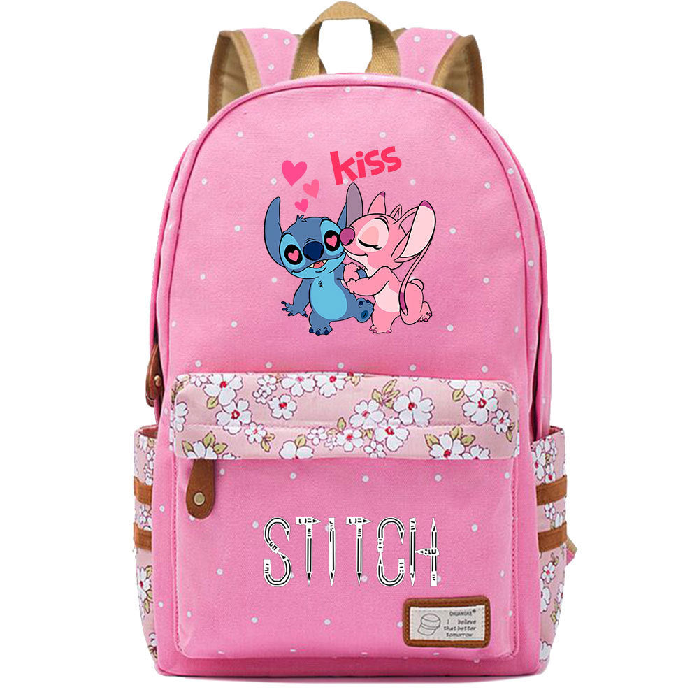 Stitch Fashion Canvas Travel Backpack School Bag