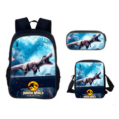Jurassic World Dominion Schoolbag Backpack Lunch Bag Pencil Case Set Gift for Kids Students