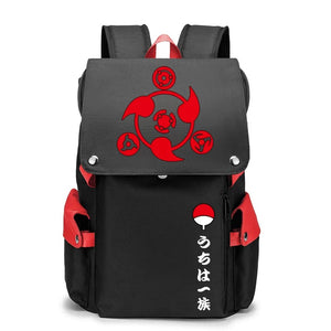 Naruto Backpack Uzumaki Naruto Uchiha Sasuke Cosplay Oxford School Bag