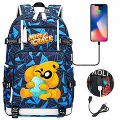 Mikecrack USB Charging Backpack School NoteBook Laptop Travel Bags