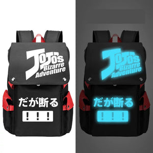 JoJo's Bizarre Adventure Backpack Yugi Amane Cosplay Oxford School Bag