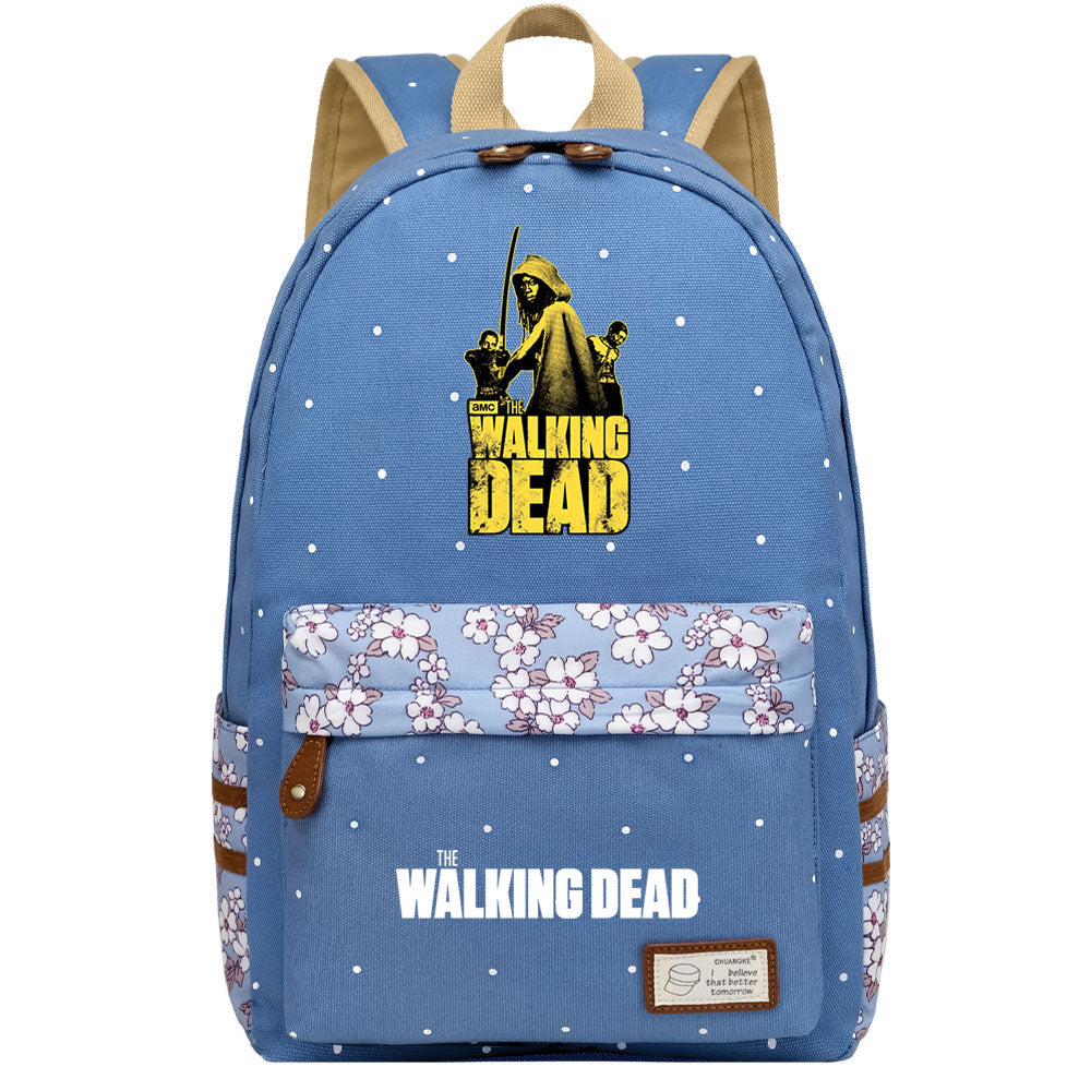 The Walking Dead Canvas Travel Backpack School Bag For Girl Kids Boy
