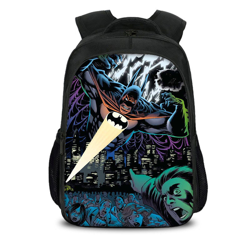 The Batman Dark Knight Backpack School Sports Bag for Boys Girls Kids