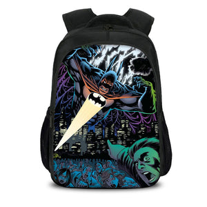 The Batman Dark Knight Backpack School Sports Bag for Boys Girls Kids
