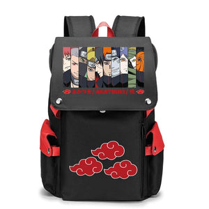 Naruto Backpack Uzumaki Naruto Uchiha Sasuke Cosplay Oxford School Bag