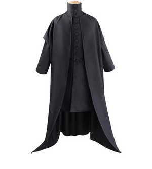 Harry Potter Professor Severus Snape Halloween Cosplay Costume Hogwarts School Uniform