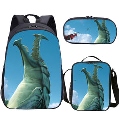 The Sea Beast Schoolbag Backpack Lunch Bag Pencil Case Set Gift for Kids Students