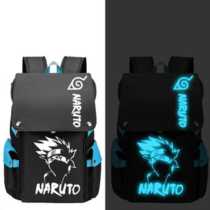 Naruto Backpack Uzumaki Naruto Uchiha Sasuke Cosplay Oxford School Bag