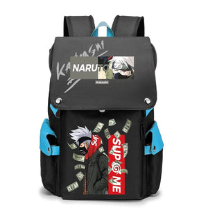 Naruto Backpack Uzumaki Naruto Uchiha Sasuke Cosplay Oxford School Bag