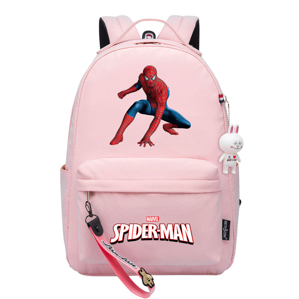 Spiderman Superhero Cosplay Backpack School Bag Water Proof