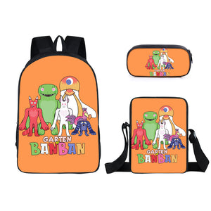 Garten of banban Schoolbag Backpack Lunch Bag Pencil Case 3pcs Set Gift for Kids Students