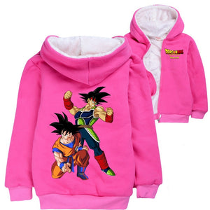 Dragon Ball Pullover Hoodie Sweatshirt Autumn Winter Unisex Sweater Zipper Jacket for Kids Boy Girls