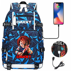 Child's Play USB Charging Backpack School NoteBook Laptop Travel Bags