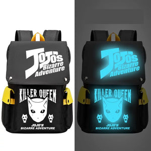 JoJo's Bizarre Adventure Backpack Yugi Amane Cosplay Oxford School Bag