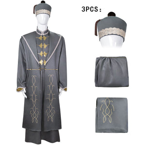 Harry Potter Albus Dumbledore Uniform Clothes Halloween Cosplay Wizard Costume