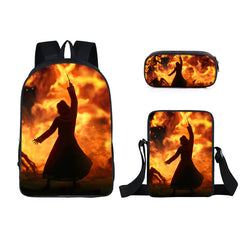 Hogwarts Legacy Schoolbag Backpack Lunch Bag Pencil Case 3pcs Set Gift for Kids Students