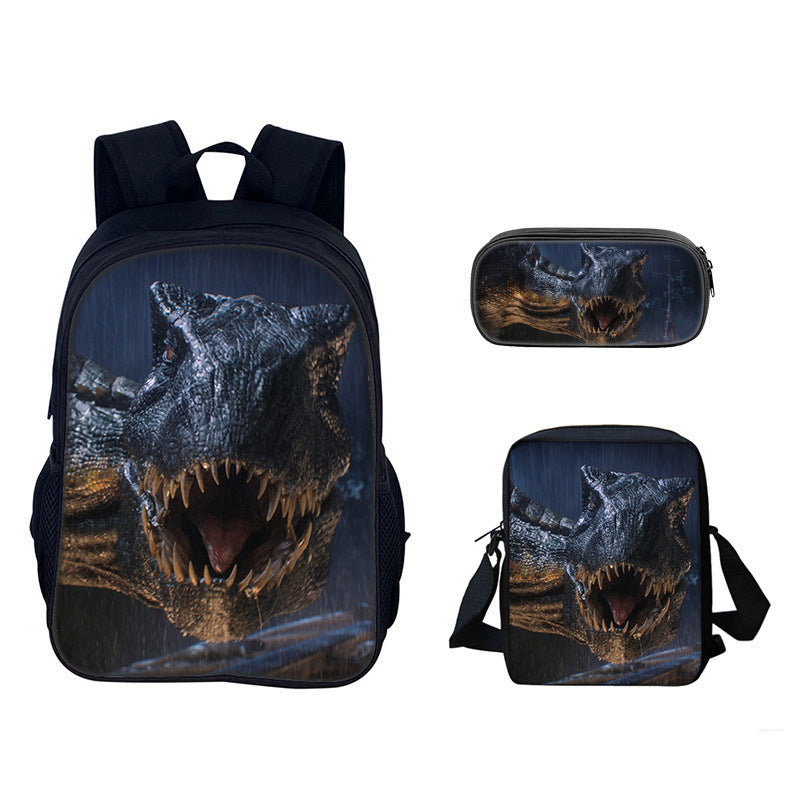 Jurassic World Dominion Schoolbag Backpack Lunch Bag Pencil Case Set Gift for Kids Students