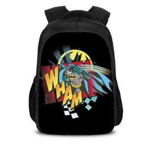 The Batman Dark Knight Backpack School Sports Bag for Boys Girls Kids