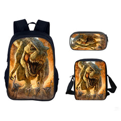 Jurassic World Dominion Schoolbag Backpack Lunch Bag Pencil Case Set Gift for Kids Students