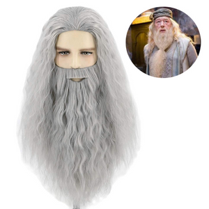 Harry Potter Albus Dumbledore Uniform Clothes Halloween Cosplay Wizard Costume
