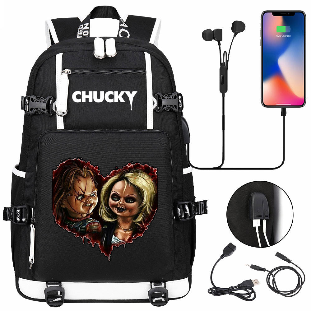 Child's Play USB Charging Backpack School NoteBook Laptop Travel Bags