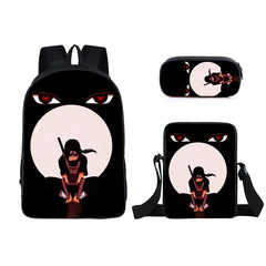 Naruto  Schoolbag Backpack Lunch Bag Pencil Case Set Gift for Kids Students