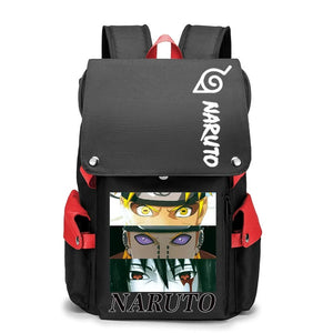 Naruto Backpack Uzumaki Naruto Uchiha Sasuke Cosplay Oxford School Bag