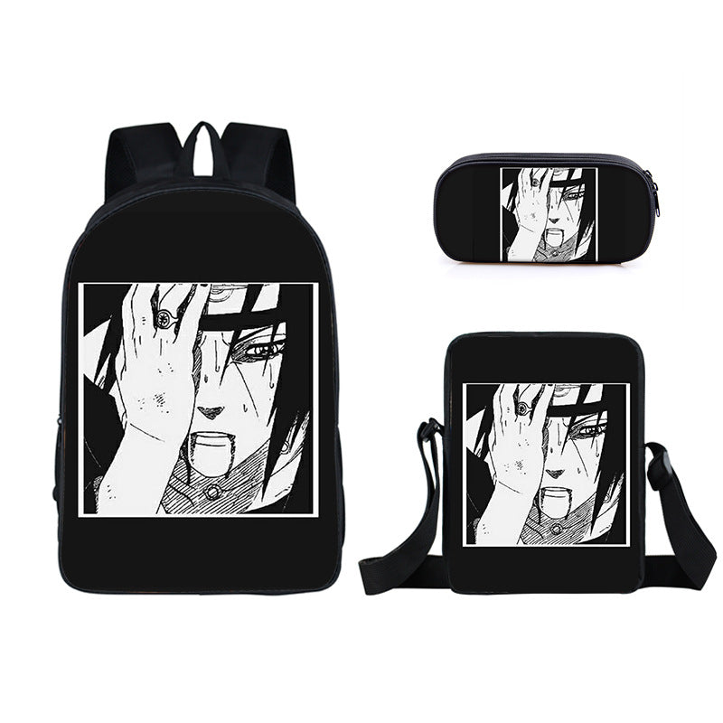 Naruto  Schoolbag Backpack Lunch Bag Pencil Case Set Gift for Kids Students