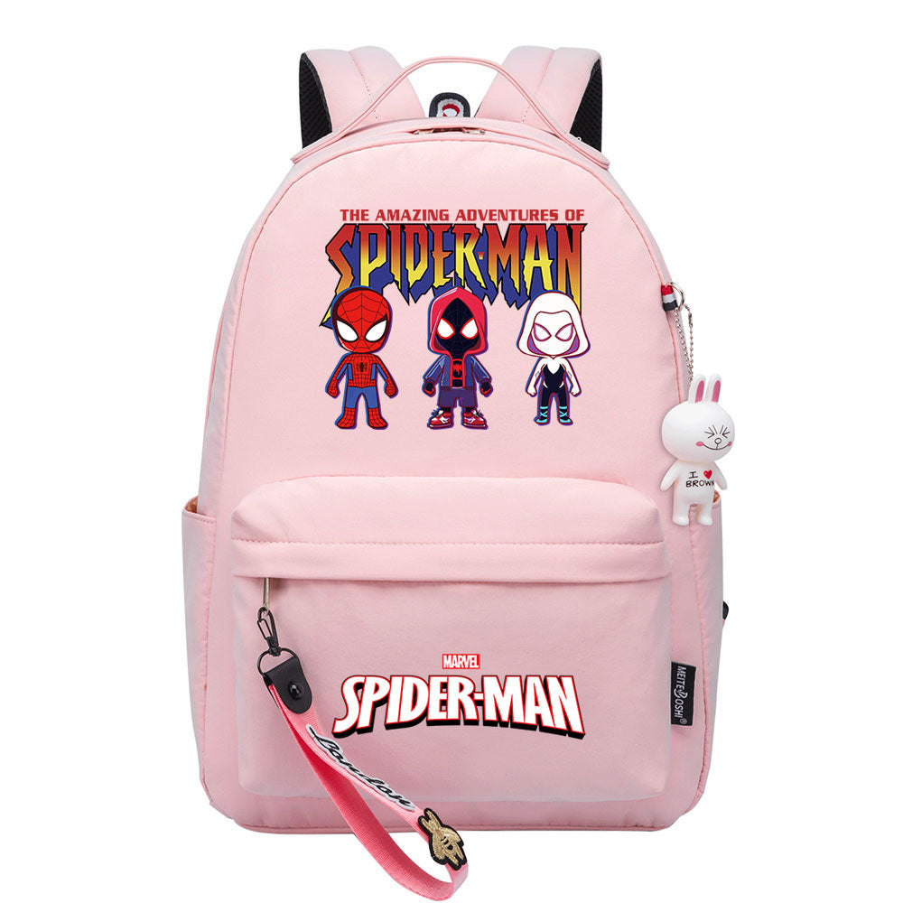 Spiderman Superhero Cosplay Backpack School Bag Water Proof