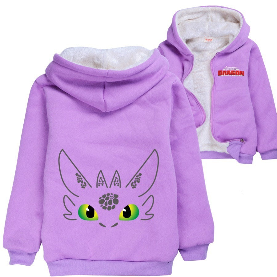 How to Train Your Dragon Pullover Hoodie Sweatshirt Autumn Winter Unisex Sweater Zipper Jacket for Kids Boy Girls