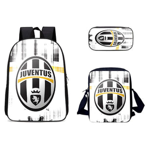 Ronaldo Football CR7 Schoolbag Backpack Lunch Bag Pencil Case Set Gift for Kids Students