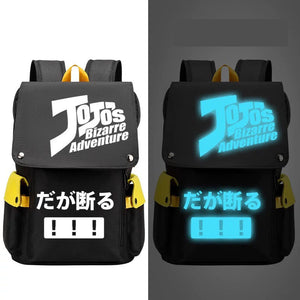JoJo's Bizarre Adventure Backpack Yugi Amane Cosplay Oxford School Bag