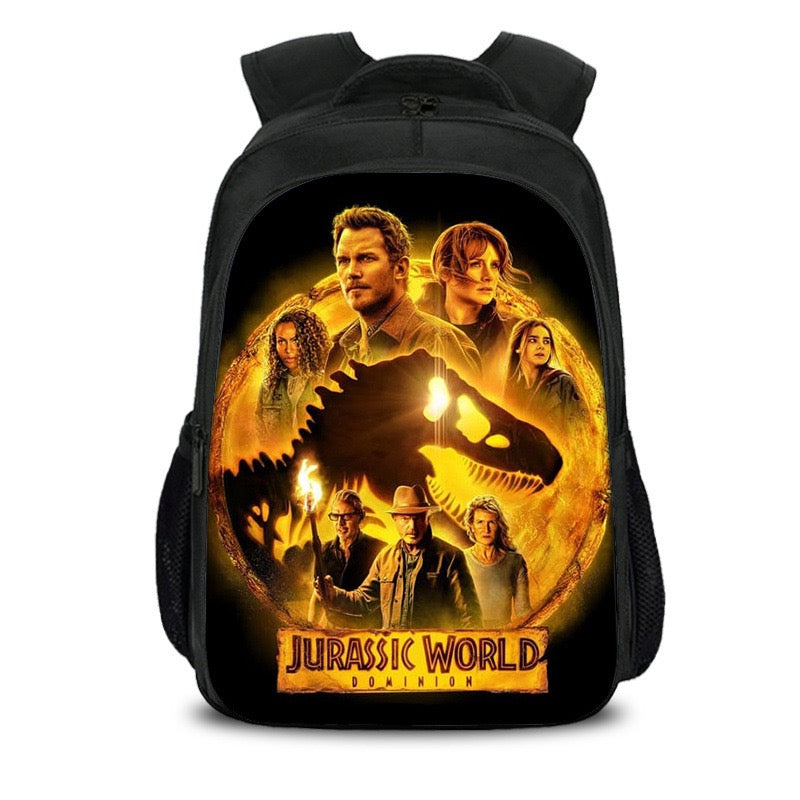 Jurassic World 3 Backpack School Sports Bag for Kids Boy Girl