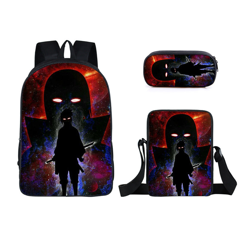 Naruto  Schoolbag Backpack Lunch Bag Pencil Case Set Gift for Kids Students