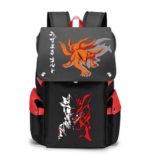 Naruto Backpack Uzumaki Naruto Uchiha Sasuke Cosplay Oxford School Bag