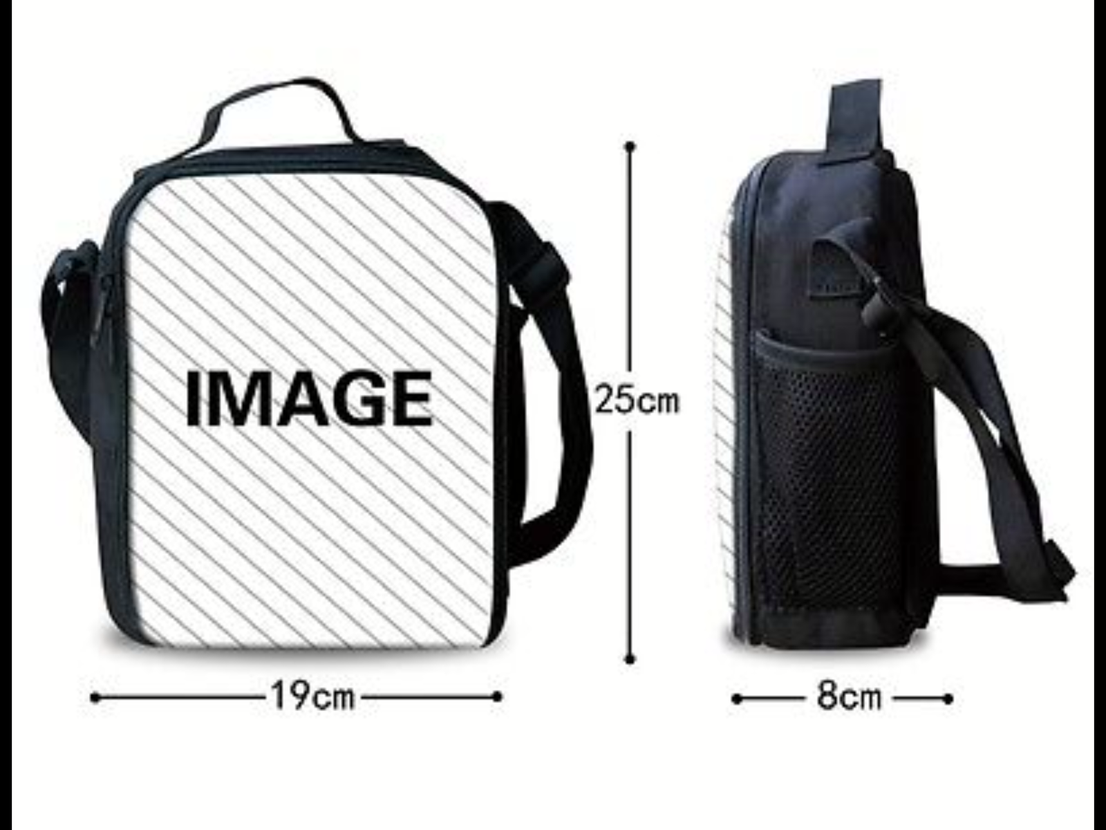 Pokemon Detective Pikachu Insulated Lunch Bag for Boy Kids Thermos Cooler Adults Tote Food Lunch Box
